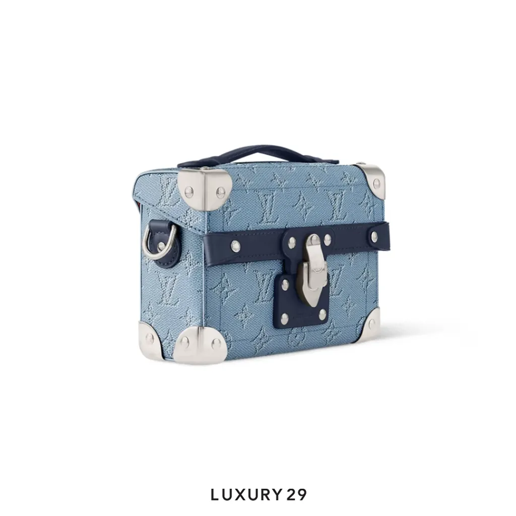 Louis Vuitton LV Soul Trunk Monogram Heritage coated canvas Blue(Small, Blue)