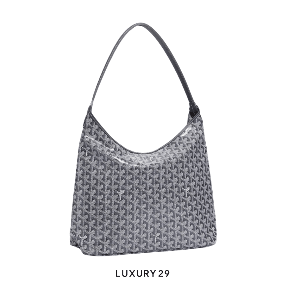 Goyard Boheme Hobo Bag Grey(Small, Grey)