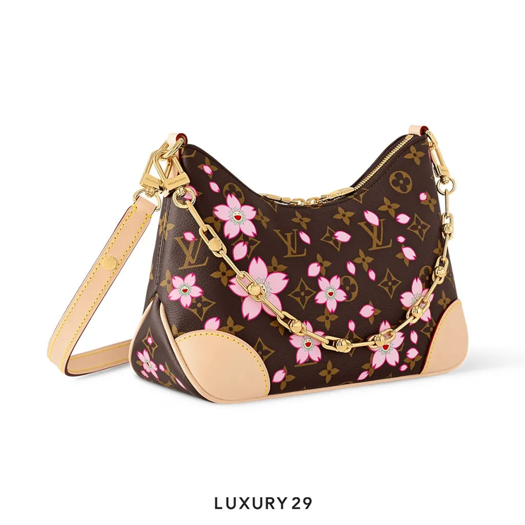 Louis Vuitton LV x TM - Boulogne bag Sakura Brown(Small, Brown)