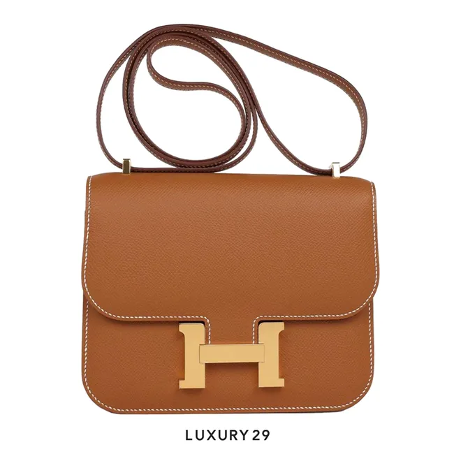 Hermes SAC Constance III Mini Miroir Veau Epsom 37 Gold Hardware