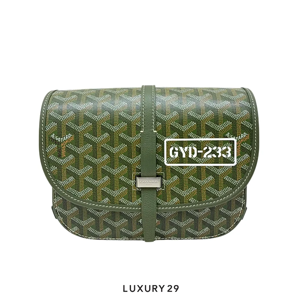 Goyard Belvedere PM Bag  Khaki - GYD-233(Small, Green)
