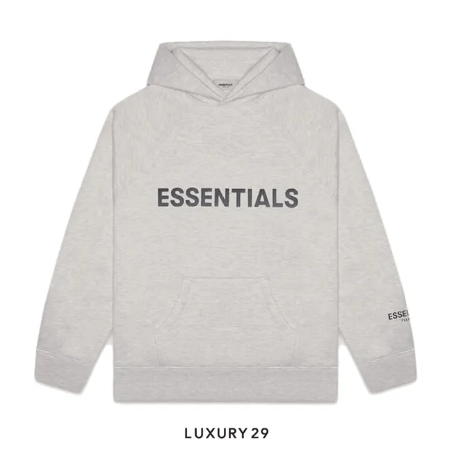 Essentials Fear Of God Hoodie Heather Oatmeal  (SS20)