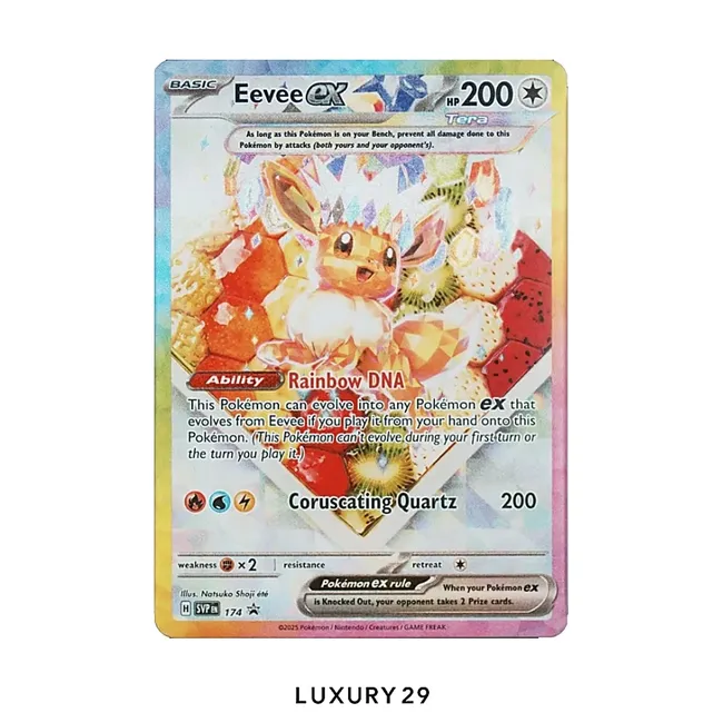Pokemon TGC 2025 Eevee ex Pre Super Premium Collection #174  (EN) (PSA10)
