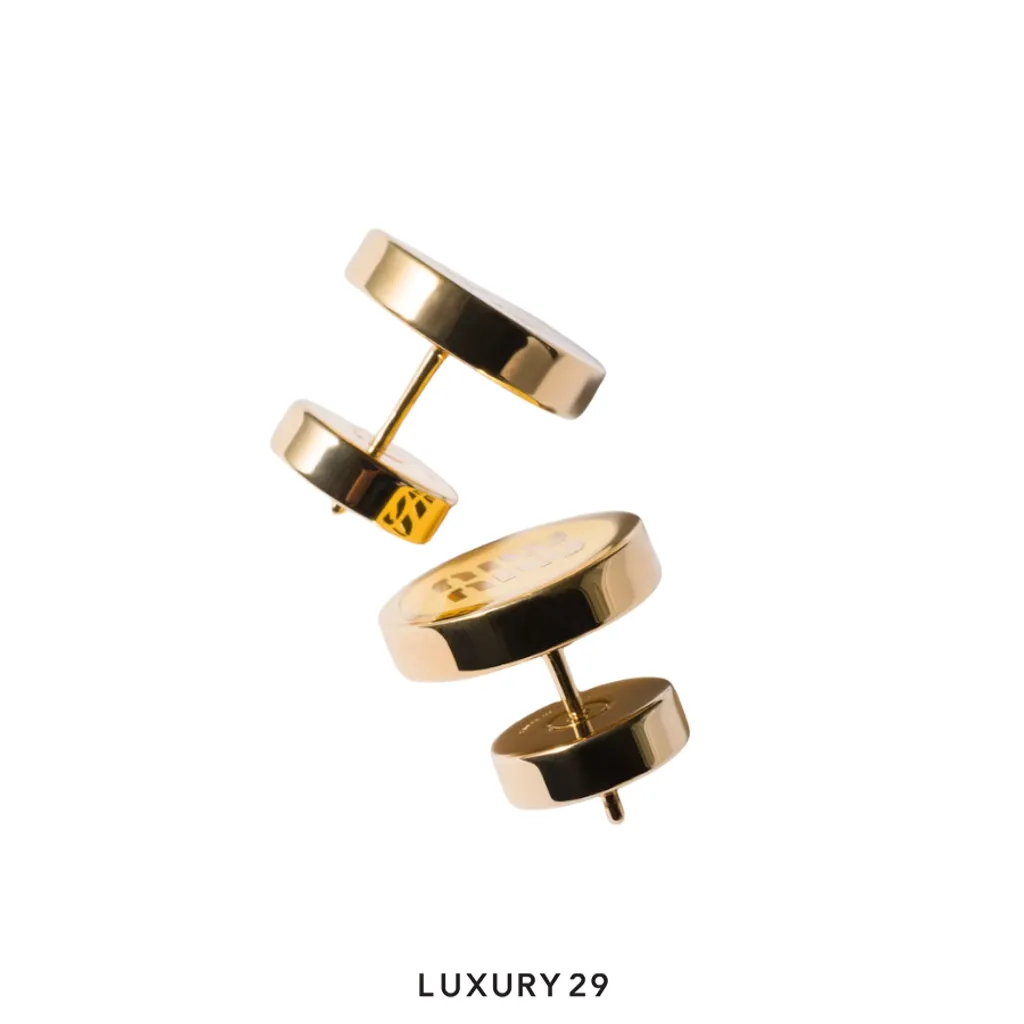 Miu Miu Enameled metal earrings Lemon yellow(Free Size, Yellow)