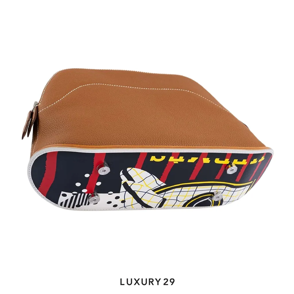 Hermes Bolide skate 65 bag Gold / Naturel Sable / Multicolore(Maxi, Gold)
