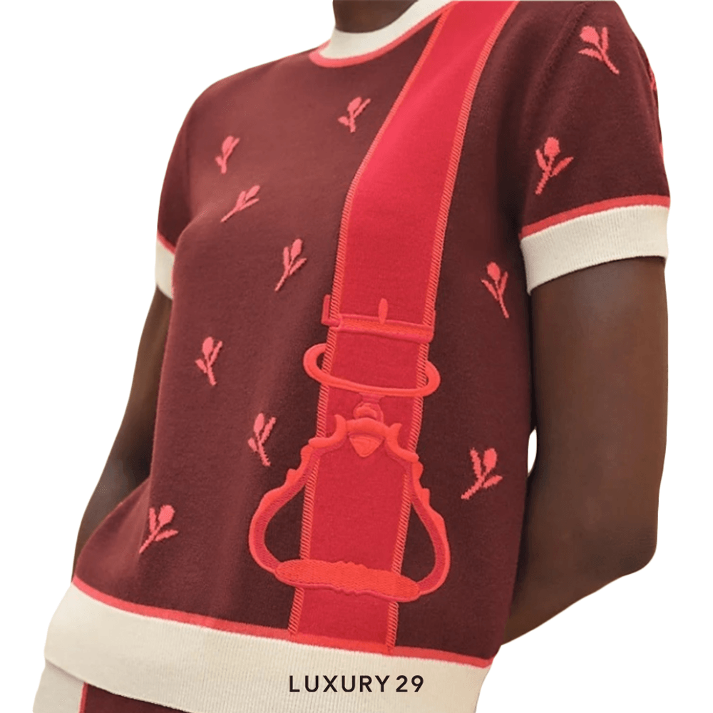 Hermes “Etriers” short-sleeve Rouge(XS, Red)