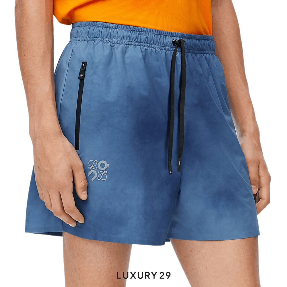 On x Loewe Shorts in technical shell Blue/Multicolor(XS, Blue)