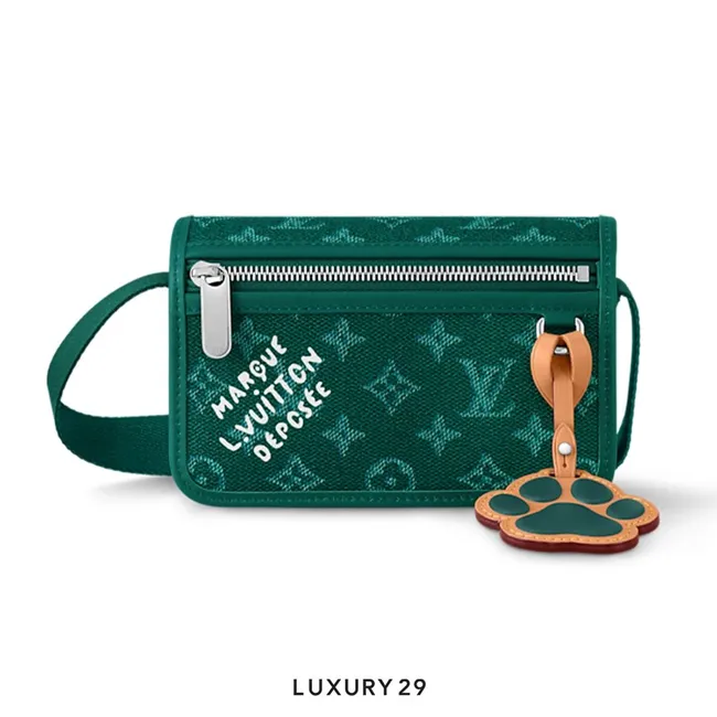 Louis Vuitton LV Bosphore Wearable Wallet Green