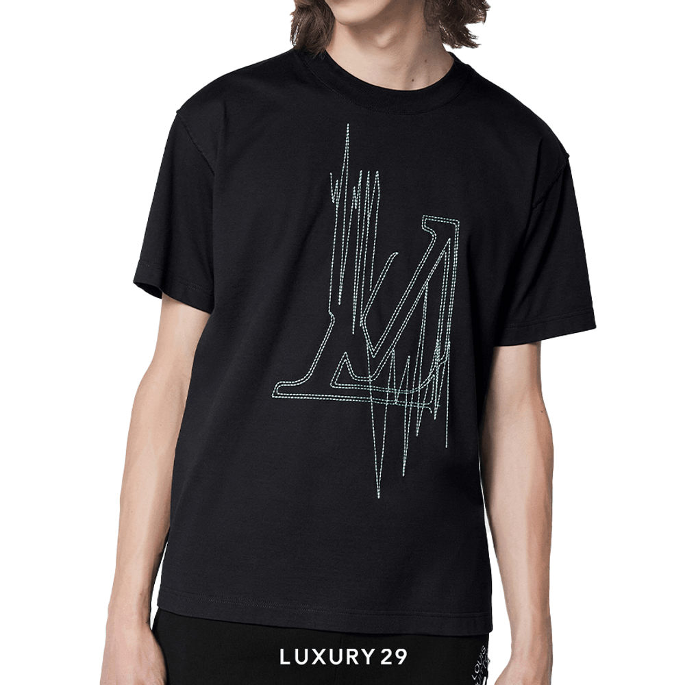 Louis Vuitton LV Frequency Graphic T-Shirt(S, Black)