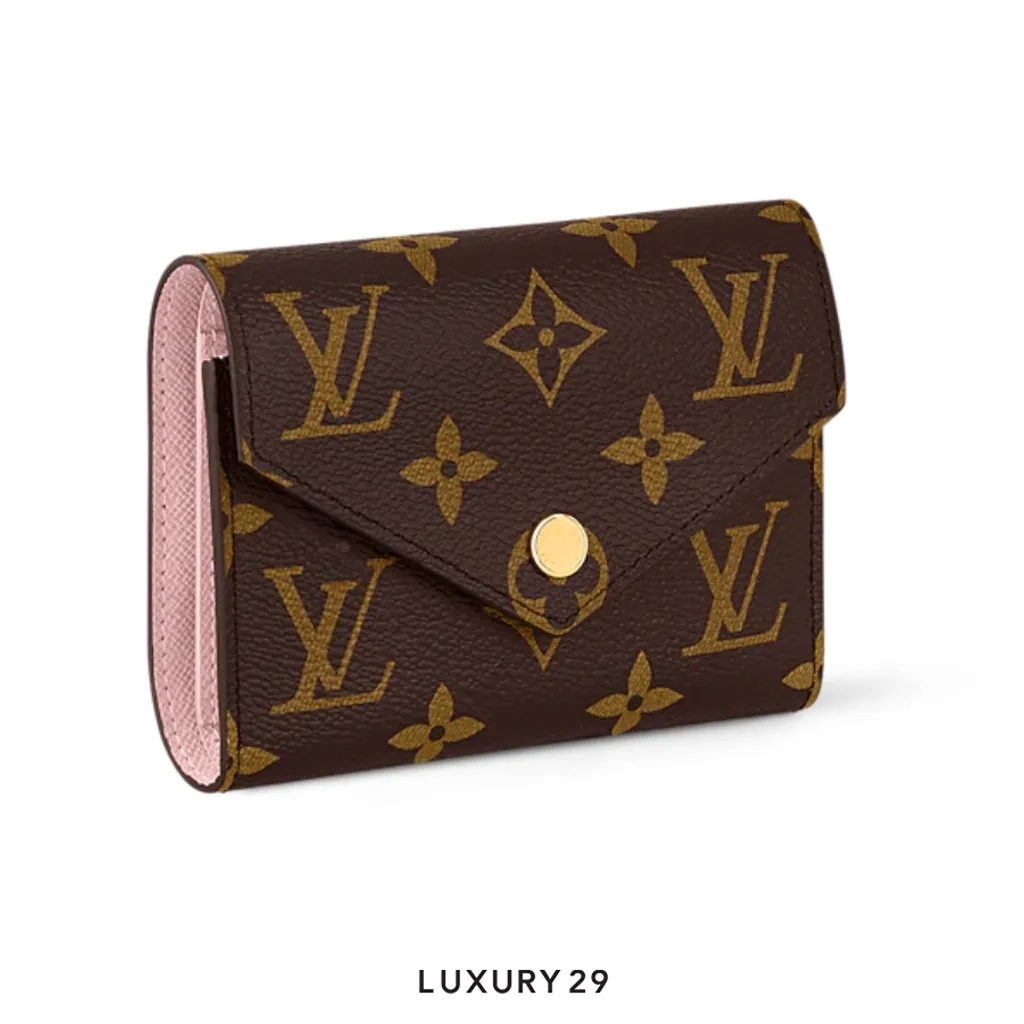 Louis Vuitton LV Victorine Wallet Monogram Canvas Brown(Small, Brown)