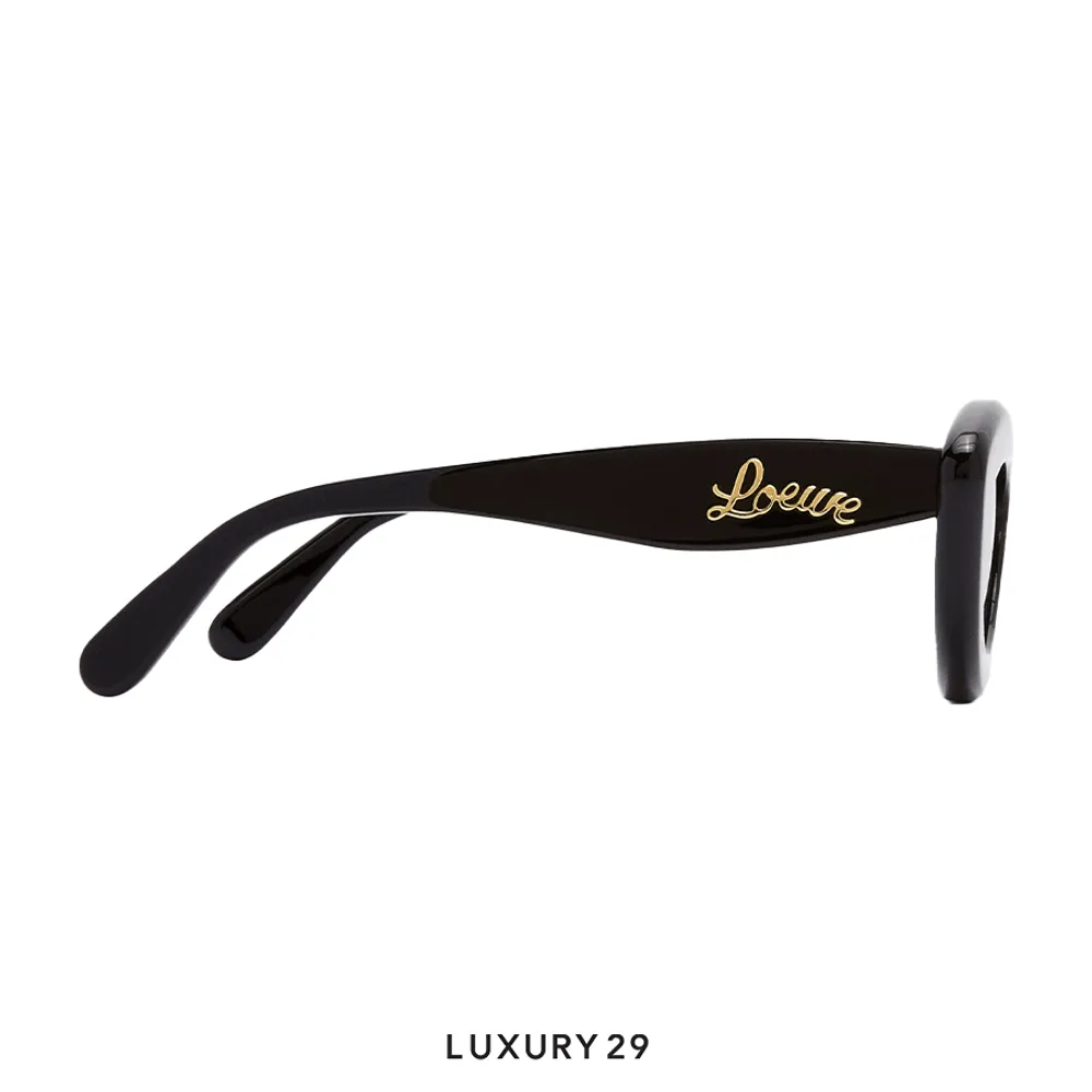 Loewe Cateye Sunglasses in Acetate Black(Free Size, Black)