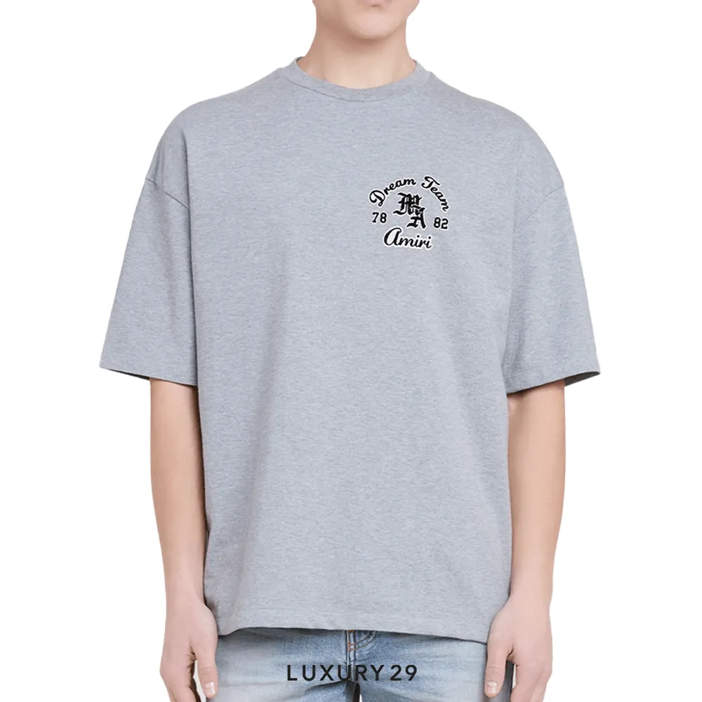 Amiri Dream Team Oversized Tee(S, Grey)