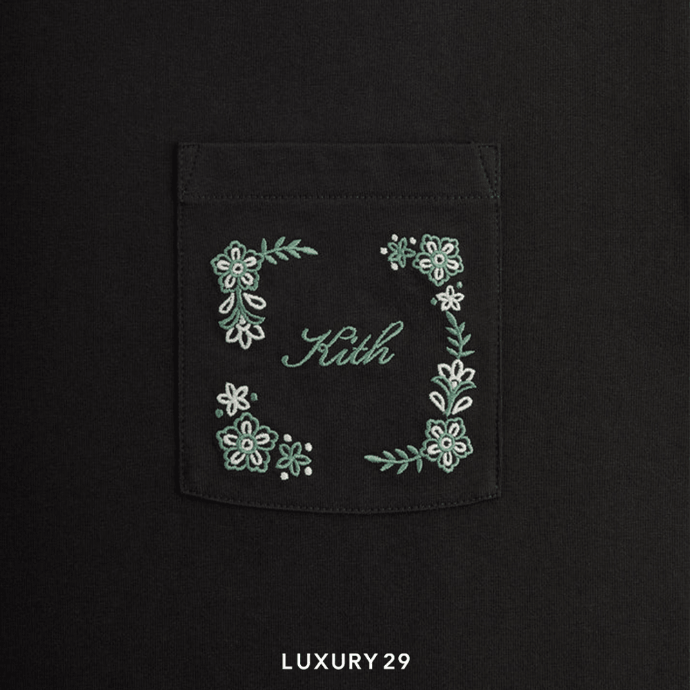 ★24SS 最新作★Kith Paisley Pocket Tee Kith Paisley Pocket Tee Black