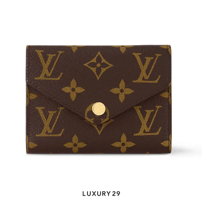 Louis Vuitton LV Victorine Wallet Monogram Canvas Brown
