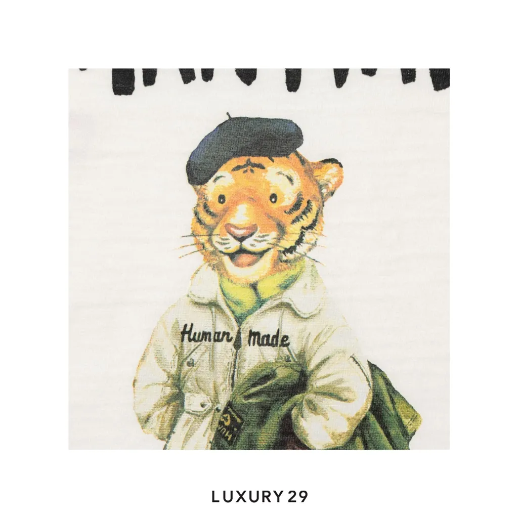Human Made Graphic T-Shirt Tiger White