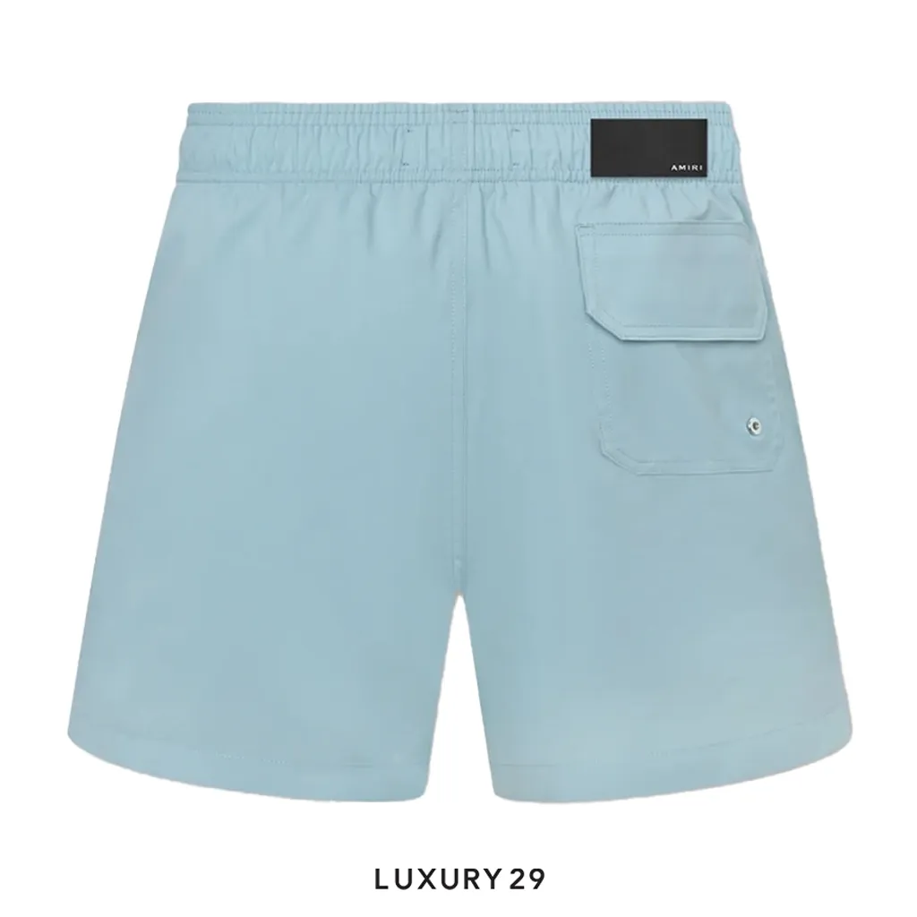Amiri Starburst Swim Trunk Dusty Blue(S, Blue)