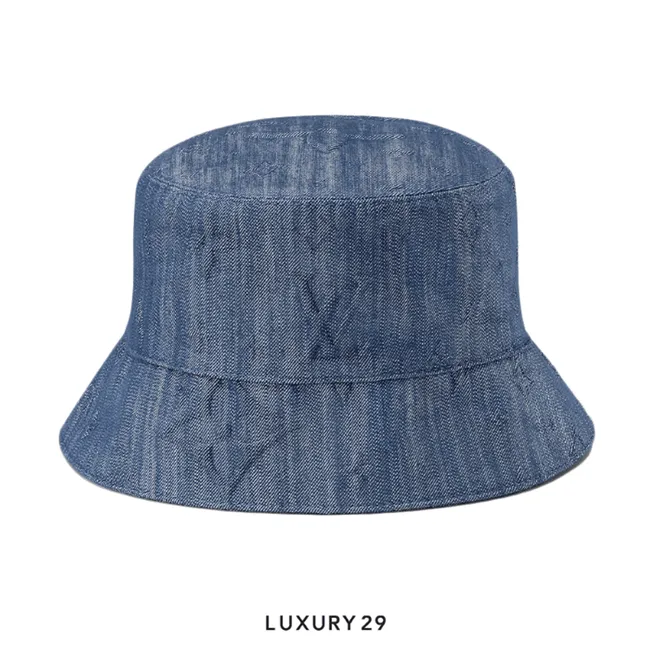 Louis Vuitton LV Monogram Constellation Bucket Hat Bleu