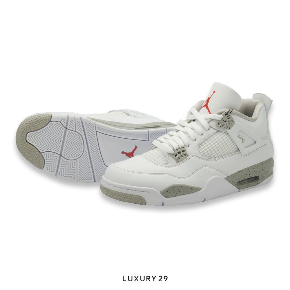 Nike Jordan 4 Retro White Oreo (2021)(45.5, White)