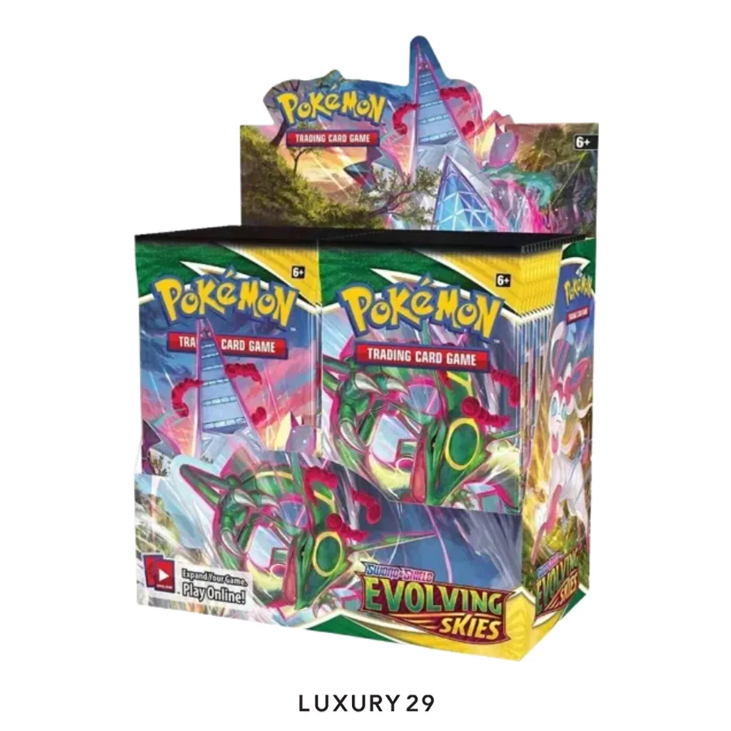 Pokemon TCG Sword & Shield-Evolving Skies Booster Display Box English Version(Small, Multicolour)