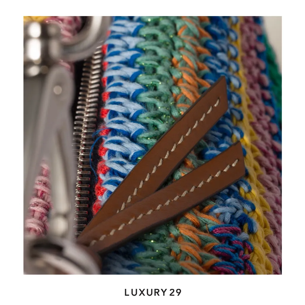 MIU MIU Crochet pouch Multicolored(Small, Multicolour)