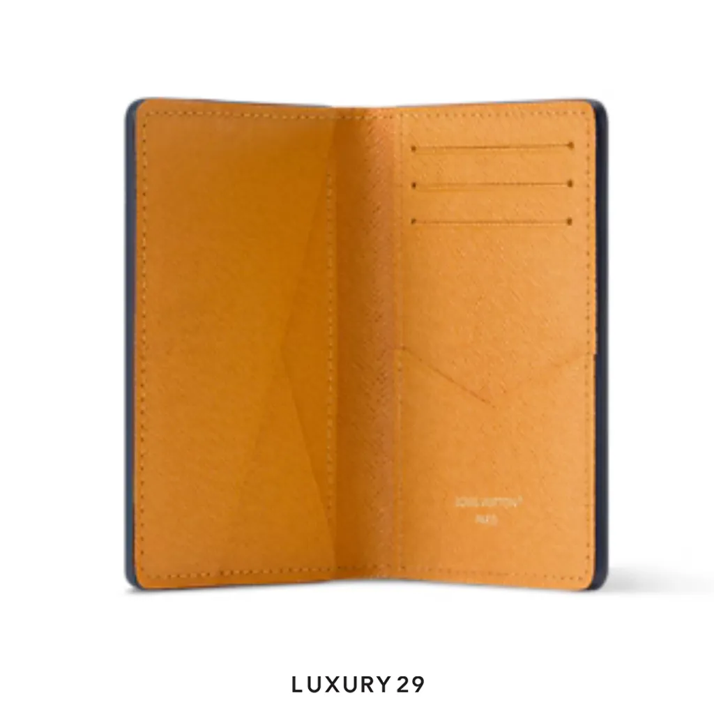 Louis Vuitton LV Pocket Organizer Wallet Blue(Small, Blue)