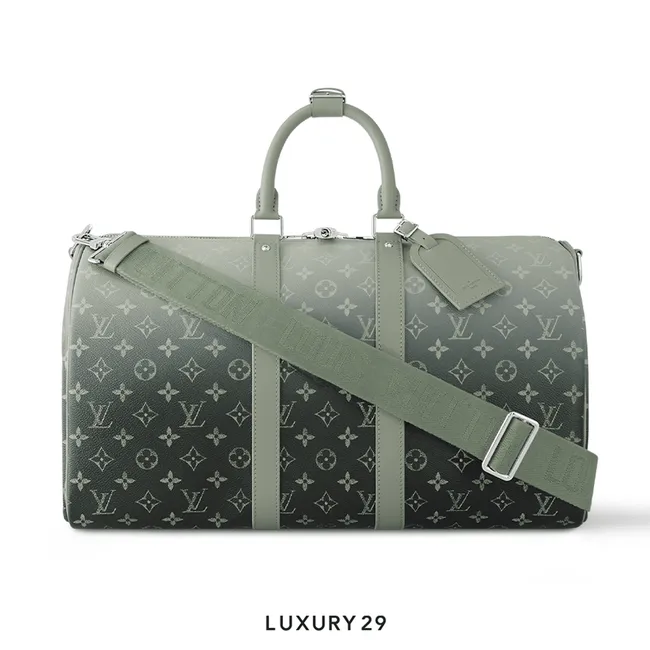 Louis Vuitton LV Keepall Bandouliere 45 Khaki Green