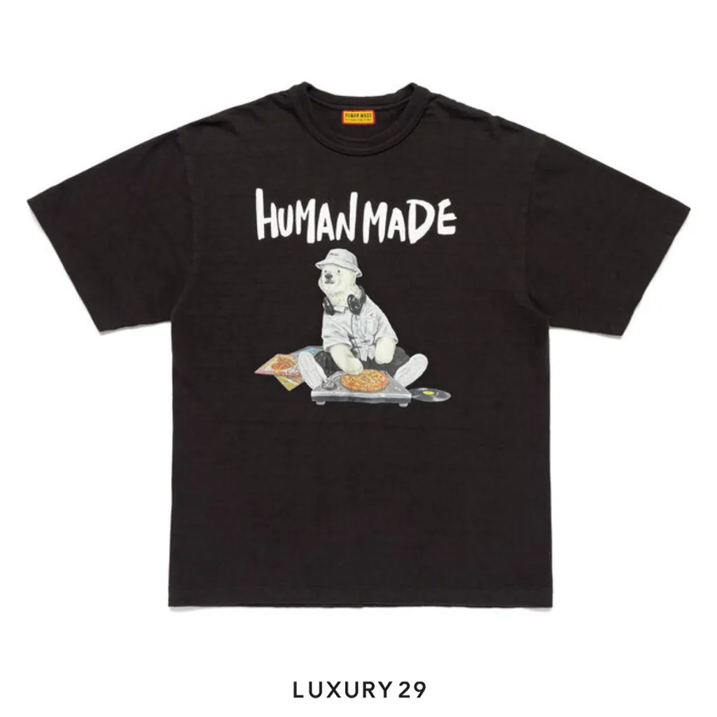 Human Made Polar Bear Graphic Tee Black(S, Black)