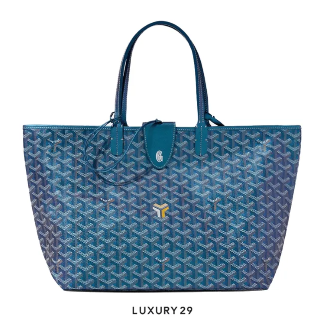 Goyard Saint Louis PM Bag 2024 Pearly Blue