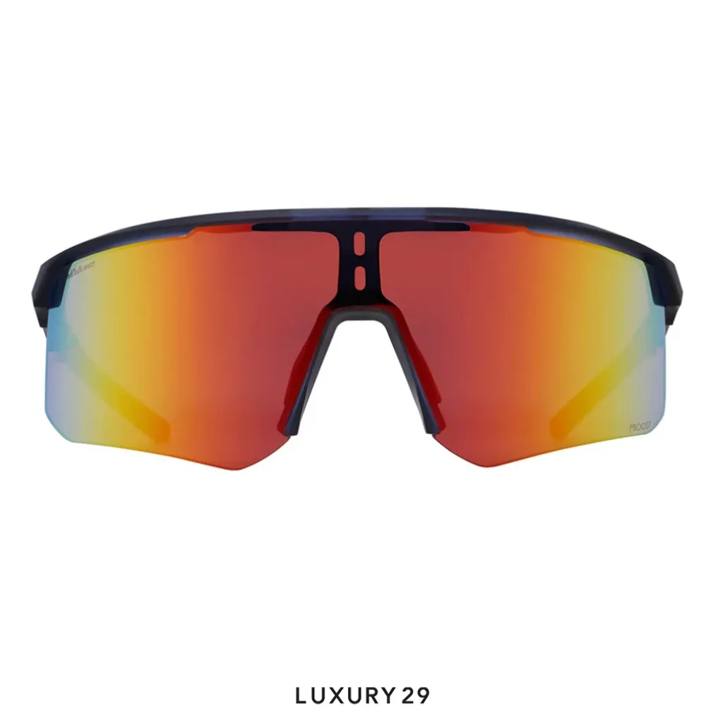 Red Bull Spect Sunglasses Riddle-003IB brown with blue mirror(Free Size, Brown)