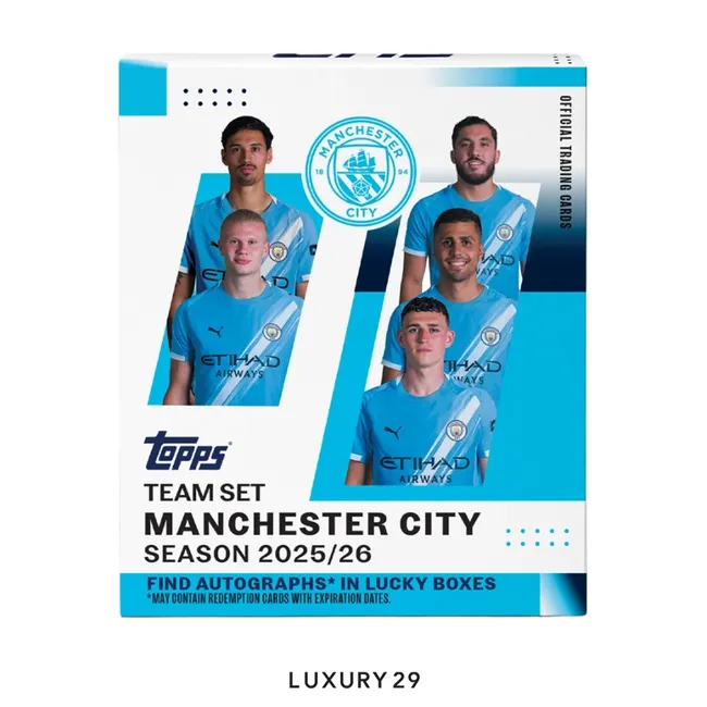 topps manchester city team set 2025-26