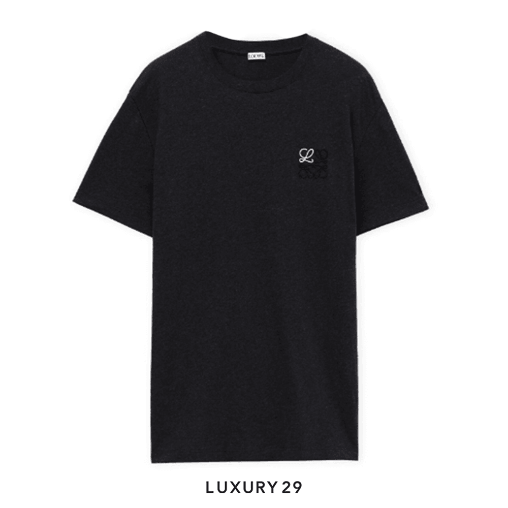 Loewe Regular fit T-shirt in cotton Anthracite(M, Grey)