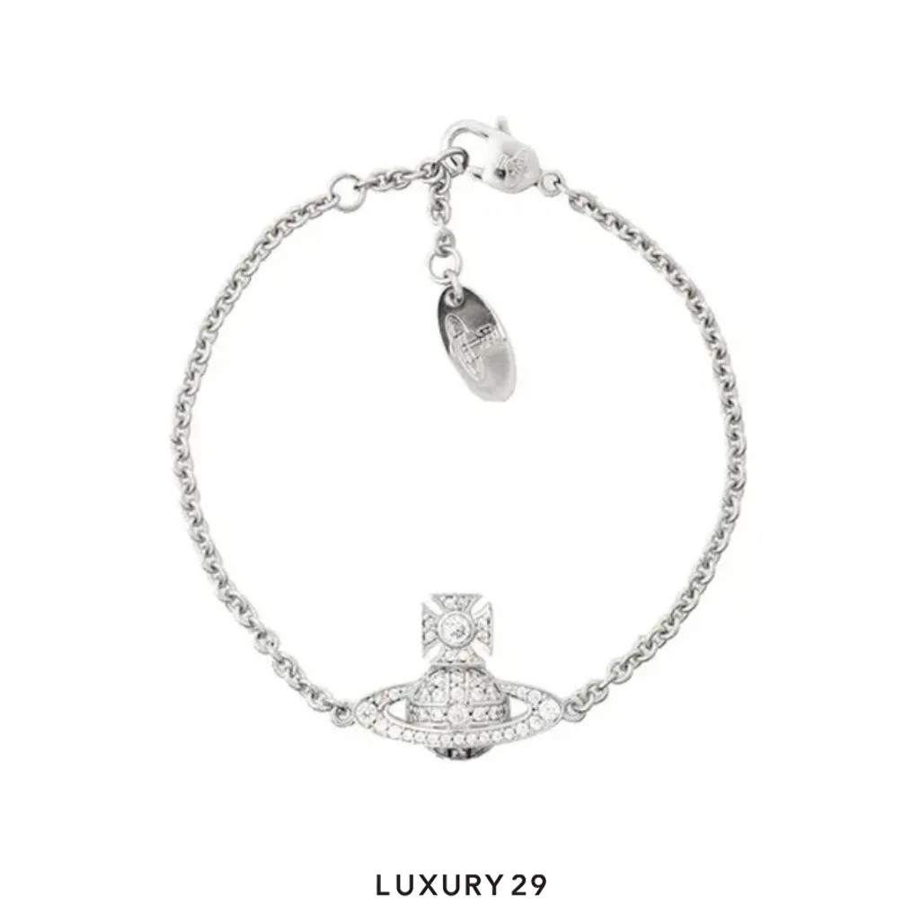Vivienne westwood Carmela Bracelet AW24 SI U (SET10)(Free Size, Silver)