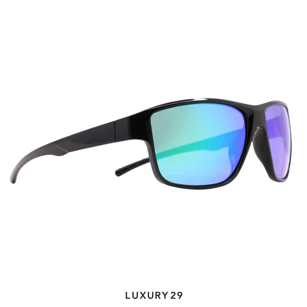 Red Bull Spect Sunglasses Chess-04P smoke with purple-green mirror(Free Size, Blue)