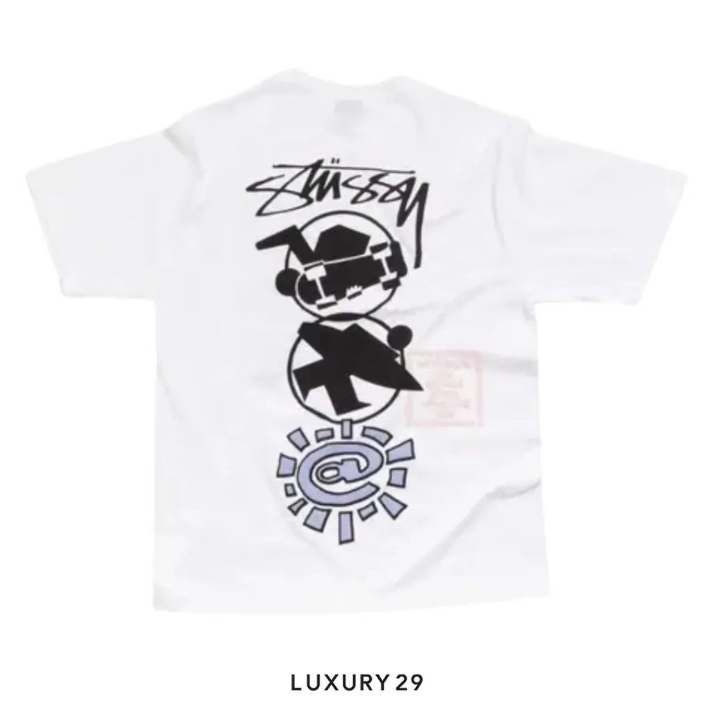 Stussy x Always Do What You Should Do Stack T-shirt White(S, White)