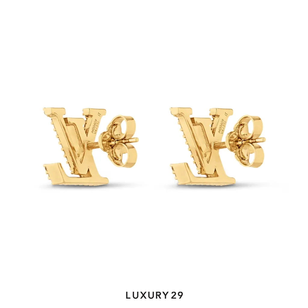 Louis Vuitton LV Iconic Earrings(Free Size, Gold)