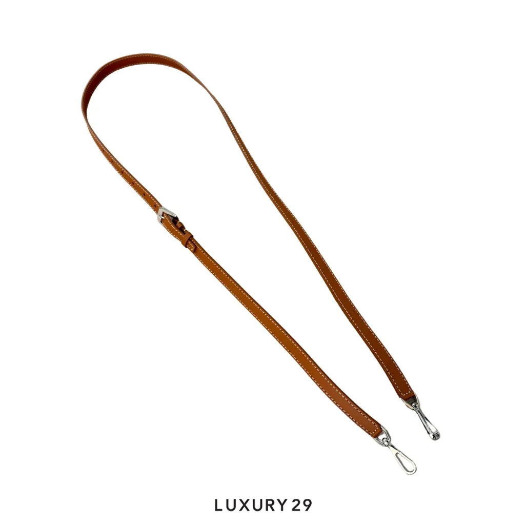 Goyard Cuir PM Strap Bijouterie Palladium Tan(Small, Brown)