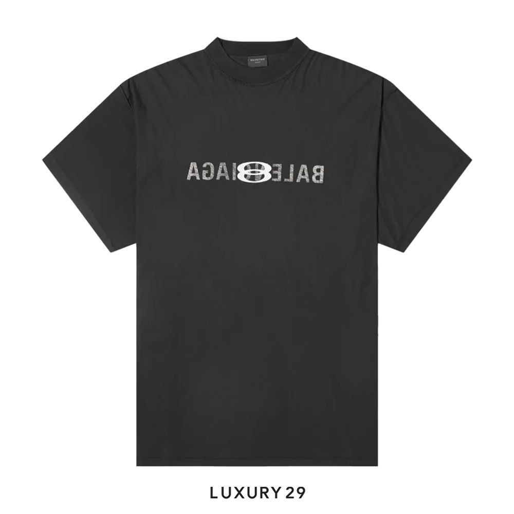 Balenciaga Inside Out T-Shirt Faded Black(XS, Black)
