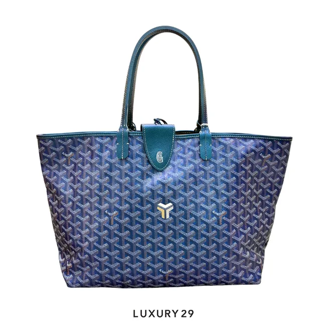 Goyard Saint Louis PM Bag 2024 Pearly Blue