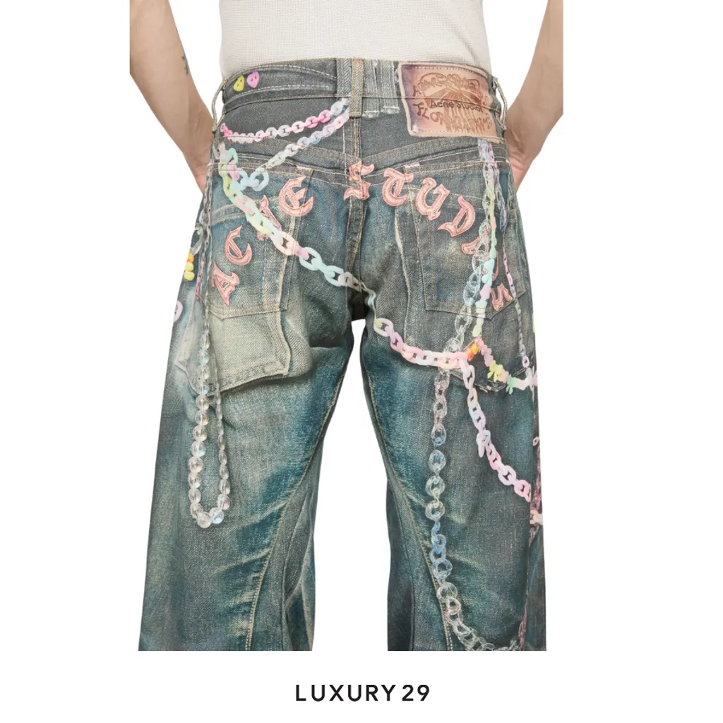 Acne Studios Loose fit jeans - 2006M Mid blue(46, Blue)