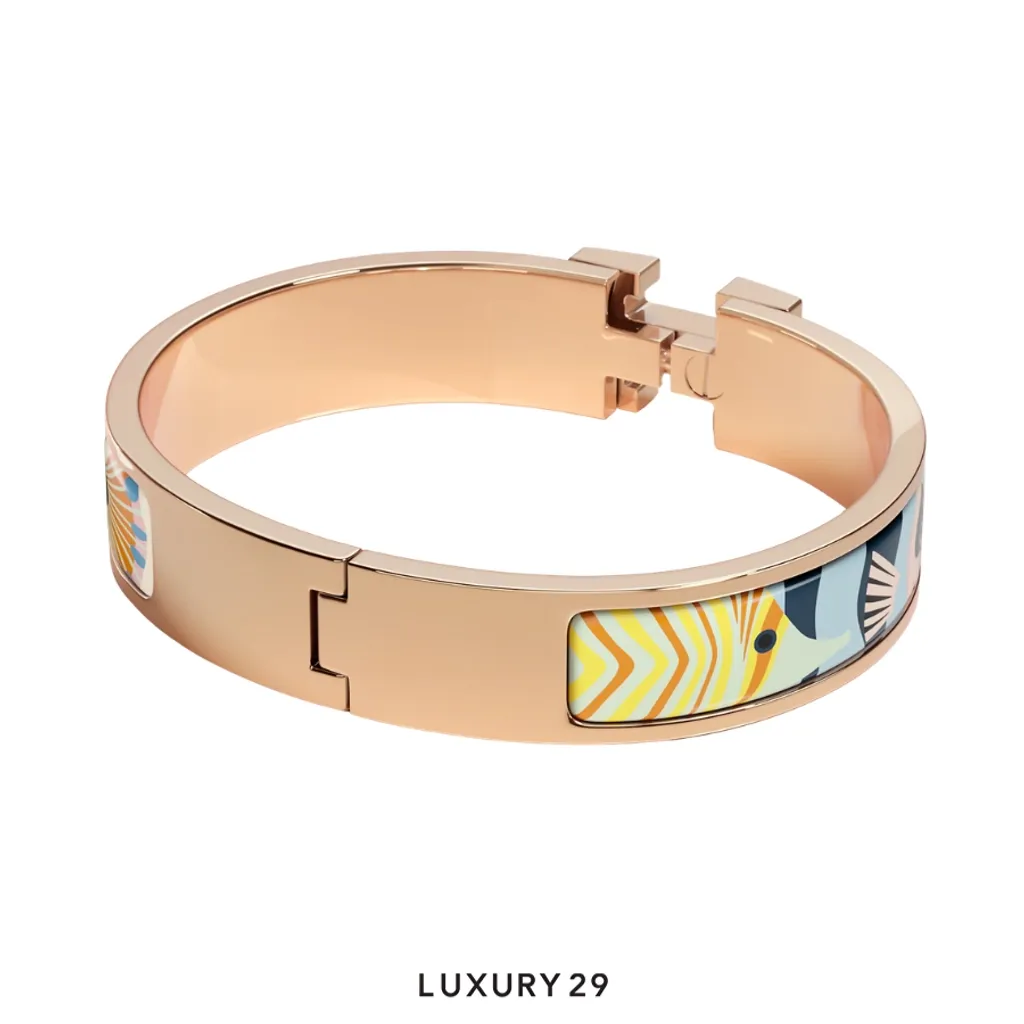 Hermes Clic H Traffic Jam bracelet Doux Pastel PM(Small, Multicolour)