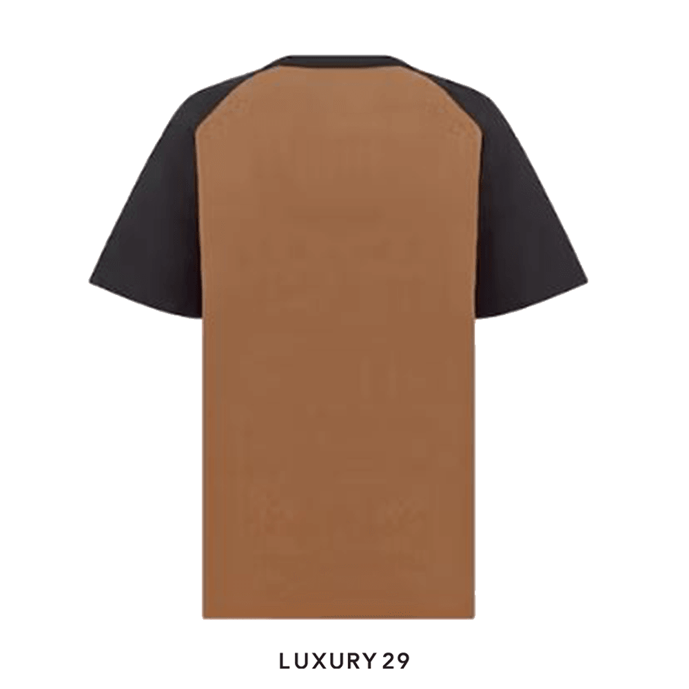 Dior T-Shirt Logo CD Monogram Air(M, Brown)