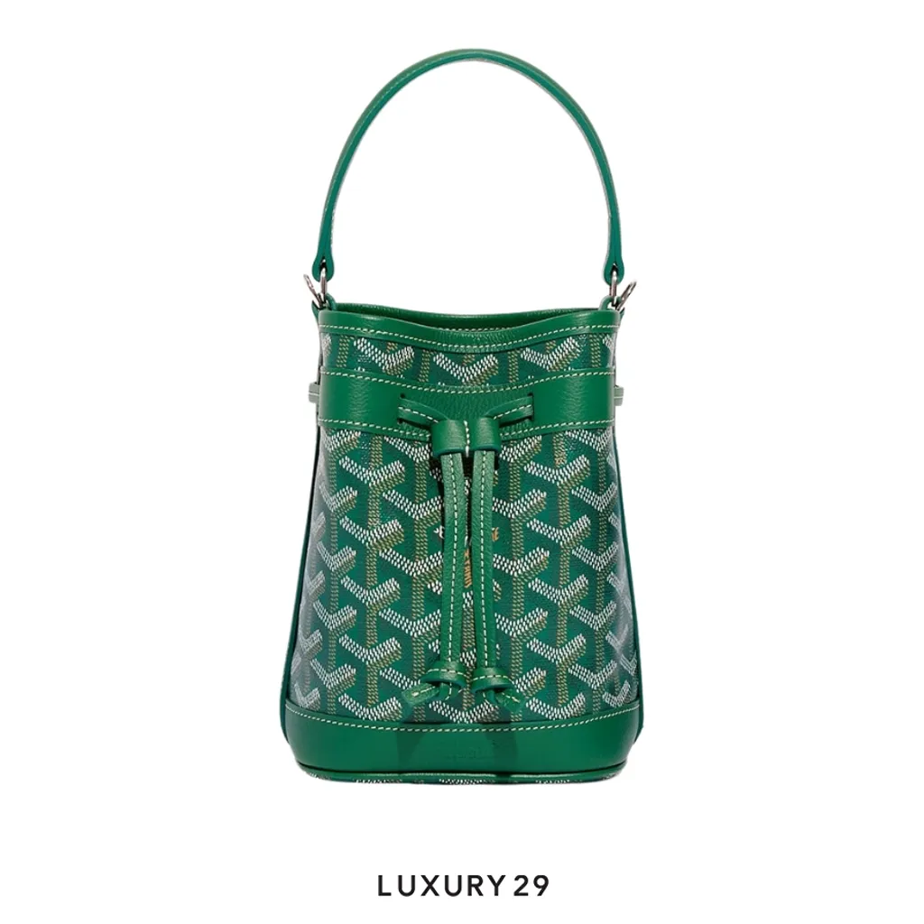 Goyard Petit Flot Mini bucket Bag Green(Mini, Green)