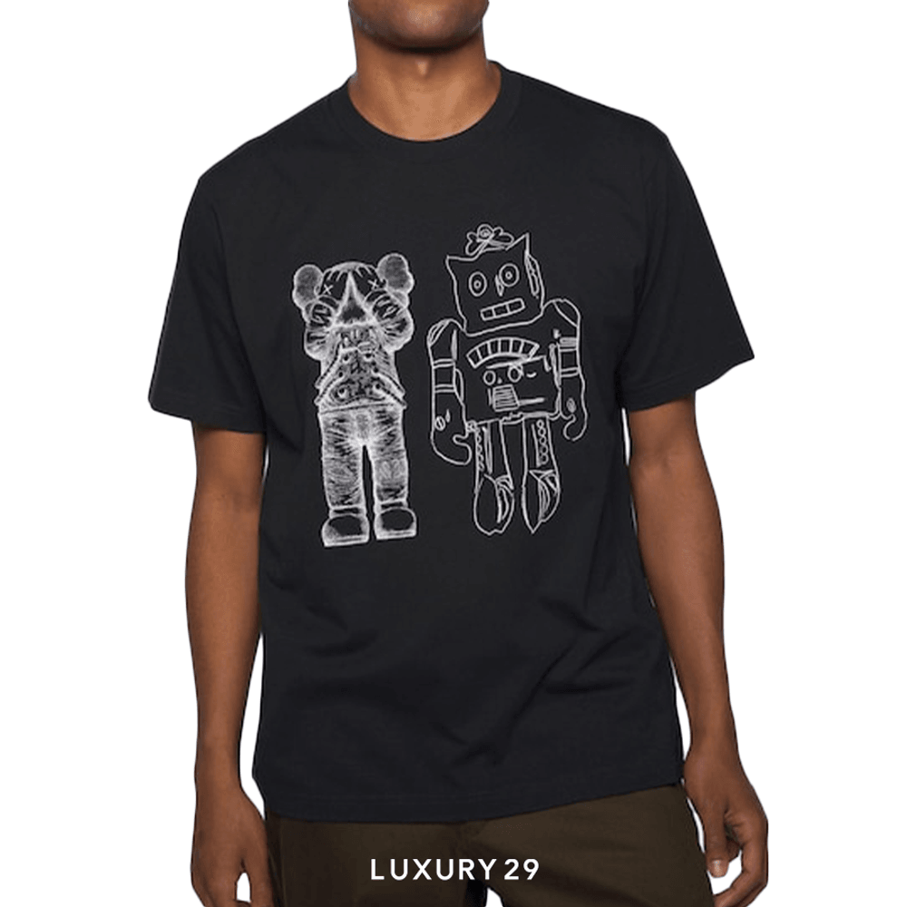 Uniqlo KAWS + Warhol UT (Short Sleeve Graphic T-Shirt) Black(S, Black)