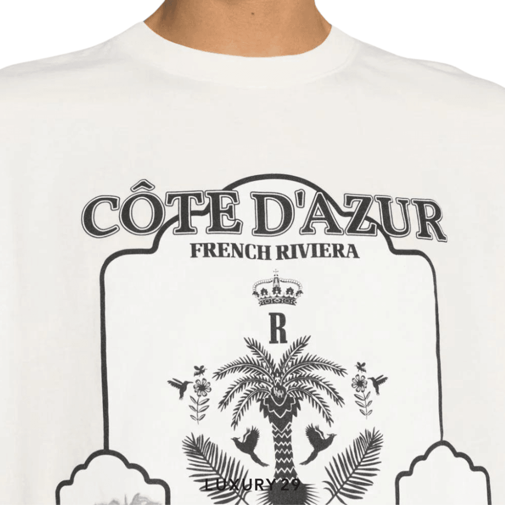 Rhude AZUR MIRROR TEE VTG WHITE(M, White)