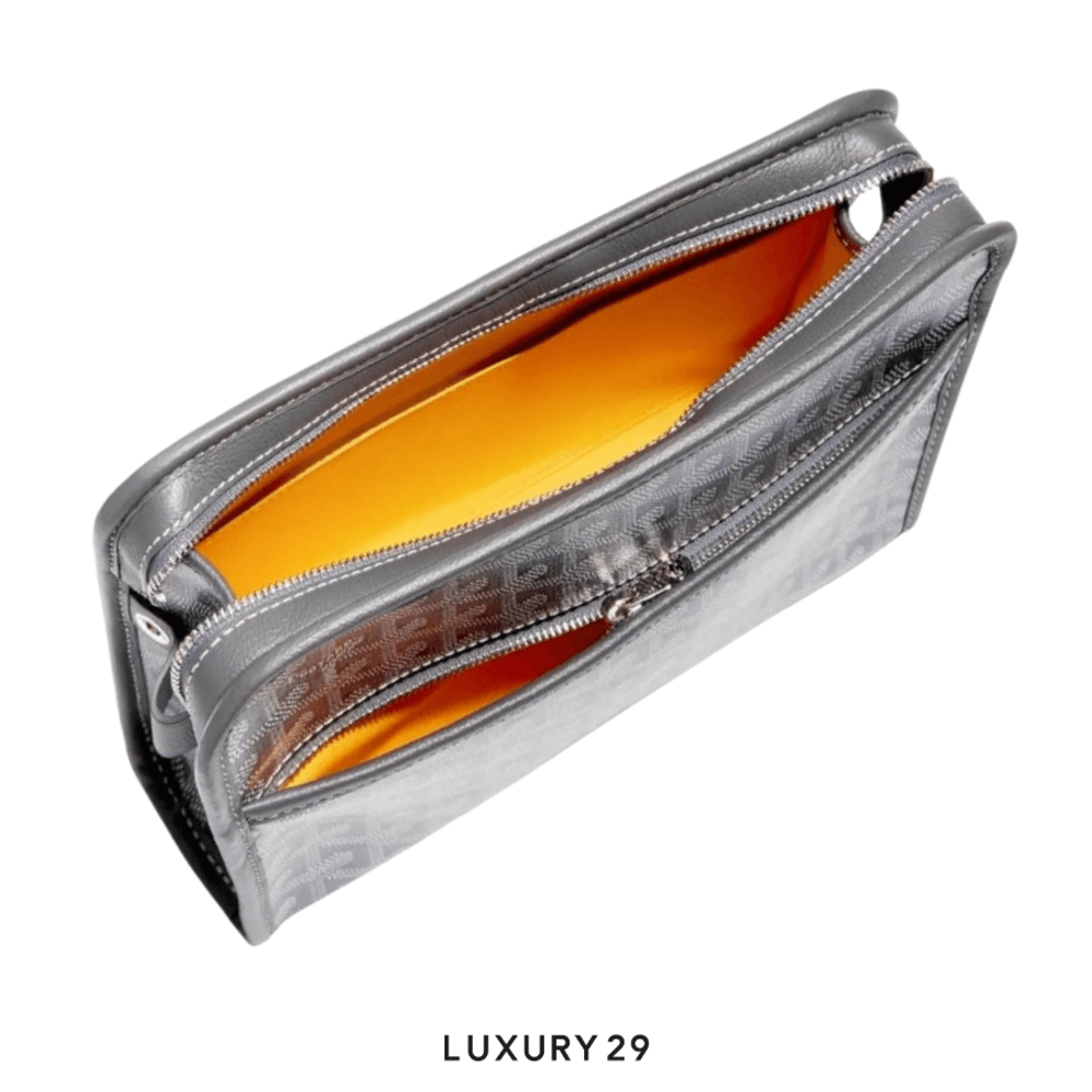 Goyard Jouvence MM Toiletry Bag Grey(Medium, Grey)