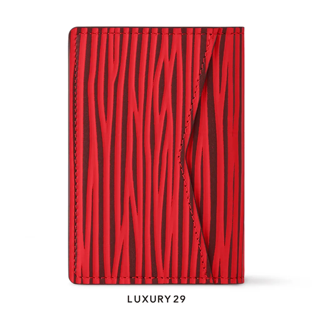Louis Vuitton LV Pocket Organizer Autumn Maple Red(Small, Red)