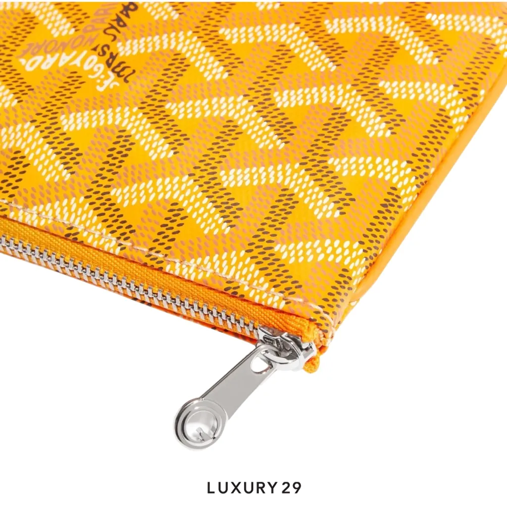 Goyard Senat Mini Pouch Yellow(Small, Yellow)