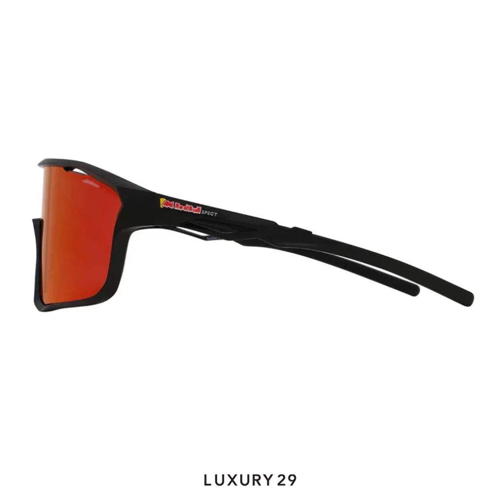 Red Bull Spect Sunglasses Rumble-005 blue with red-purple mirror(Free Size, Orange)