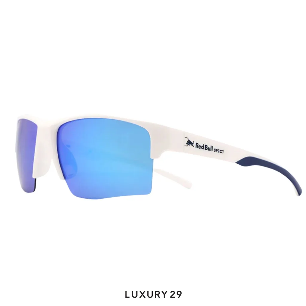 Red Bull Spect Sunglasses Chain-04P smoke with blue mirror(Free Size, Blue)