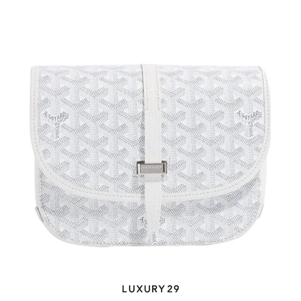 Goyard Belvedere PM Bag White(Small, White)